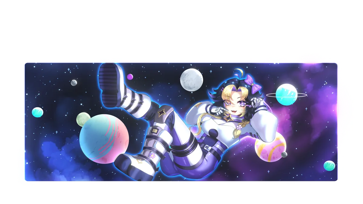Aria Altair XL deskmat — flat