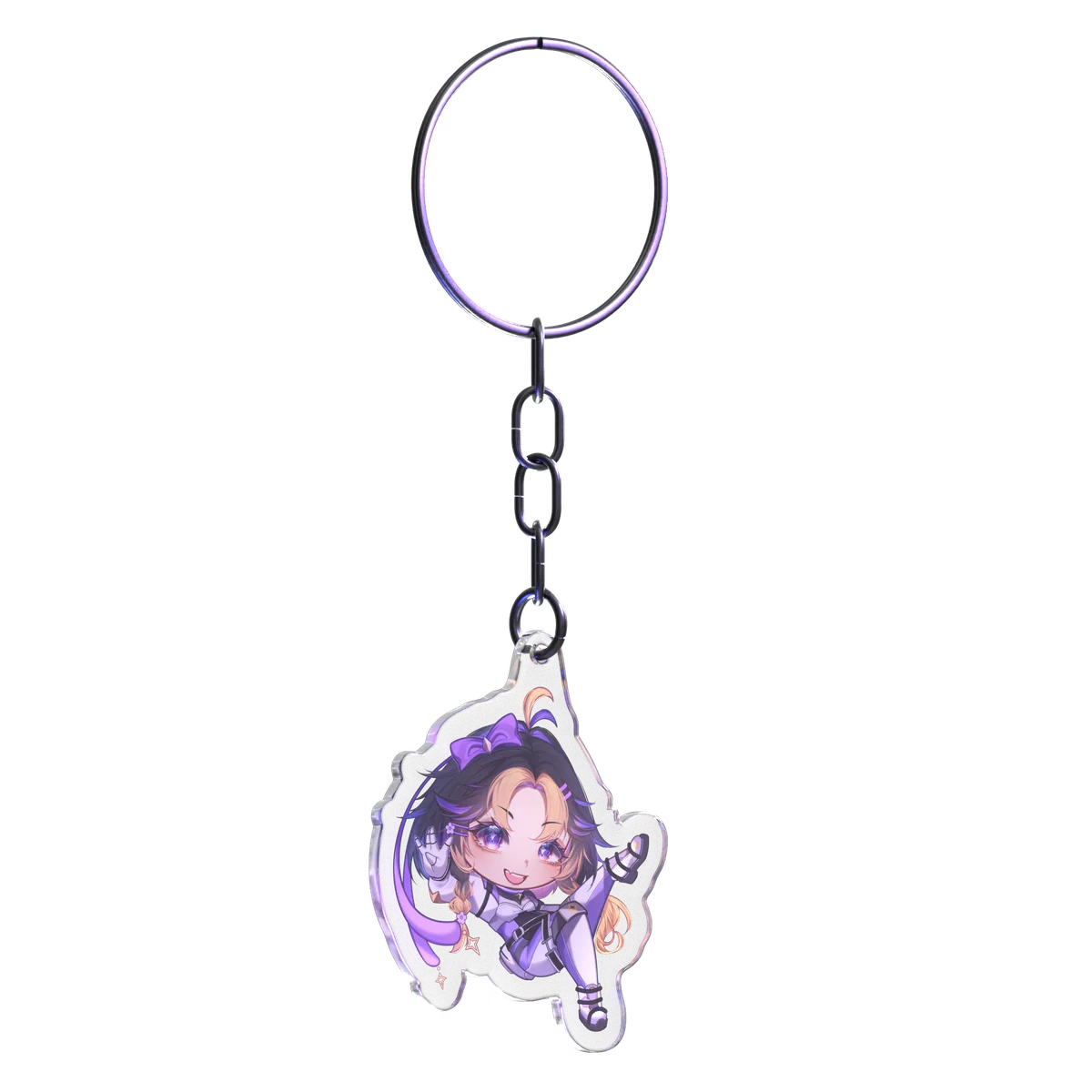 Aria Altair holographic acrylic keychain