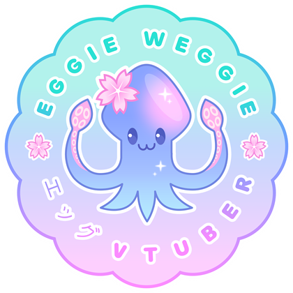 Eggie Weggie VTuber badge